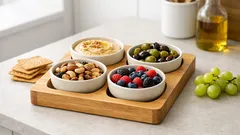 Why a serving tray with bowls makes entertaining feel effortless