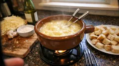 Fondue Savoyarde at Home: a silky Alpine cheese fondue with the right dry white wine